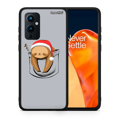 Θήκη OnePlus 9 Xmas Zzzz από τη Smartfits με σχέδιο στο πίσω μέρος και μαύρο περίβλημα | OnePlus 9 Xmas Zzzz case with colorful back and black bezels