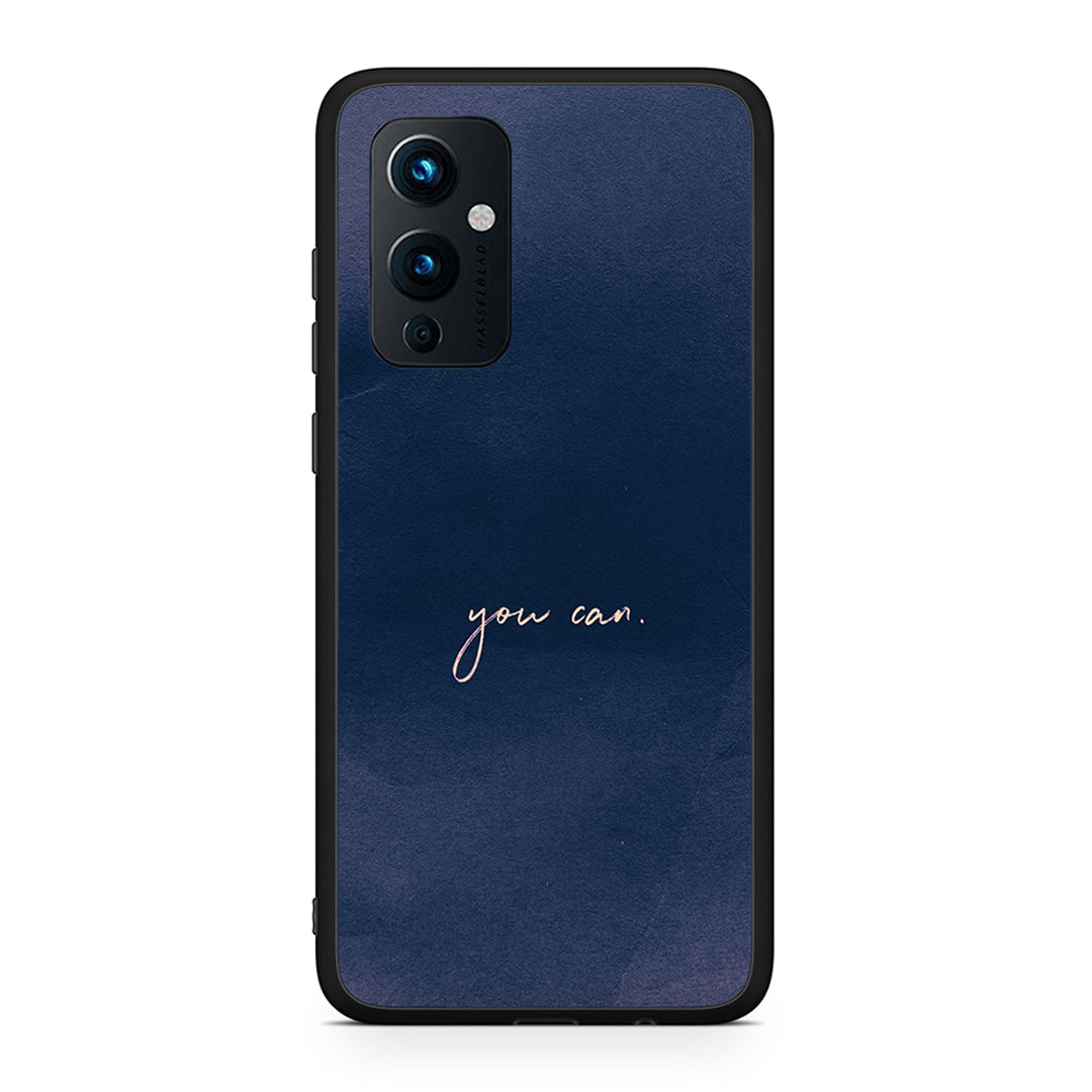 OnePlus 9 You Can θήκη από τη Smartfits με σχέδιο στο πίσω μέρος και μαύρο περίβλημα | Smartphone case with colorful back and black bezels by Smartfits