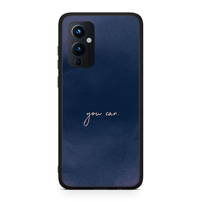 OnePlus 9 You Can θήκη από τη Smartfits με σχέδιο στο πίσω μέρος και μαύρο περίβλημα | Smartphone case with colorful back and black bezels by Smartfits