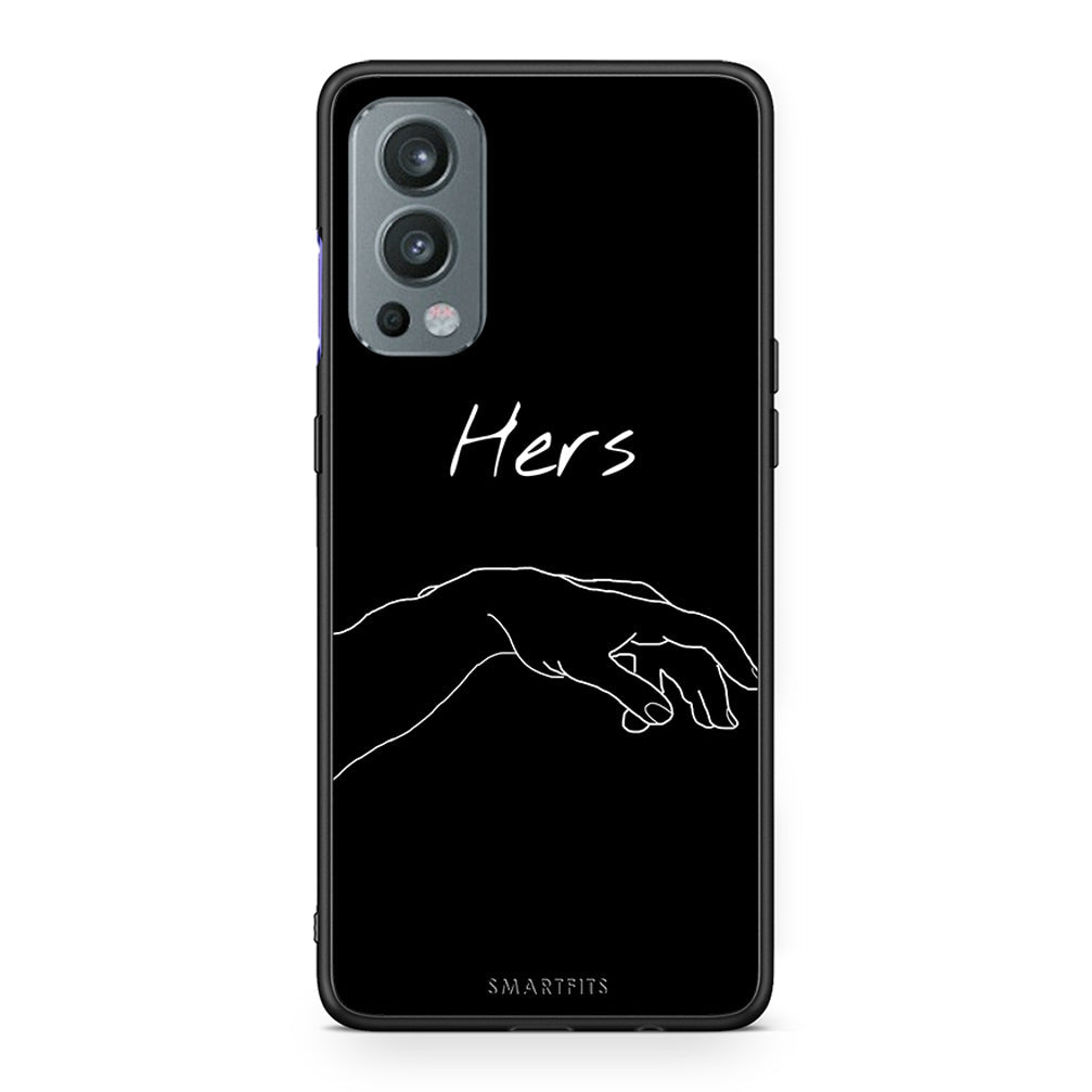 OnePlus Nord 2 5G Aeshetic Love 1 Θήκη Αγίου Βαλεντίνου από τη Smartfits με σχέδιο στο πίσω μέρος και μαύρο περίβλημα | Smartphone case with colorful back and black bezels by Smartfits