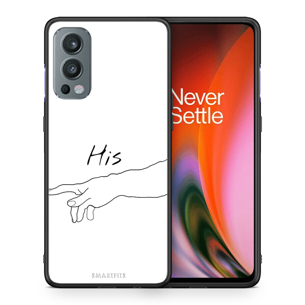 Θήκη Αγίου Βαλεντίνου OnePlus Nord 2 5G Aeshetic Love 2 από τη Smartfits με σχέδιο στο πίσω μέρος και μαύρο περίβλημα | OnePlus Nord 2 5G Aeshetic Love 2 case with colorful back and black bezels