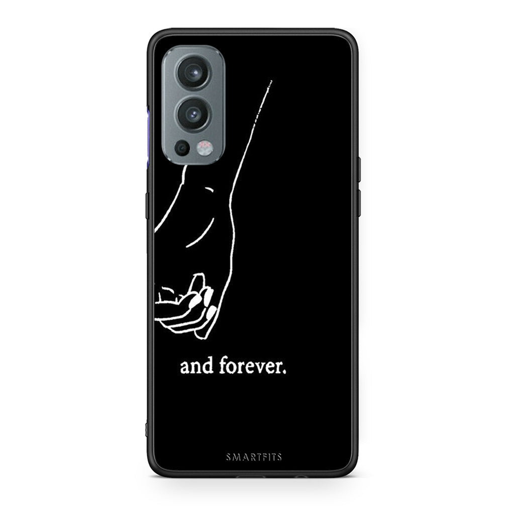 OnePlus Nord 2 5G Always & Forever 2 Θήκη Αγίου Βαλεντίνου από τη Smartfits με σχέδιο στο πίσω μέρος και μαύρο περίβλημα | Smartphone case with colorful back and black bezels by Smartfits