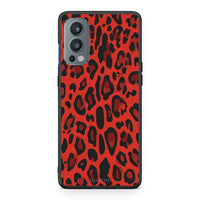 Thumbnail for 4 - OnePlus Nord 2 5G Red Leopard Animal case, cover, bumper