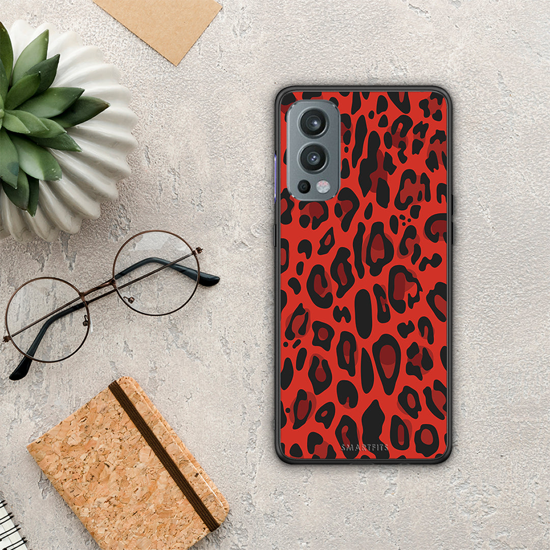 Animal Red Leopard - OnePlus Nord 2 5G θήκη