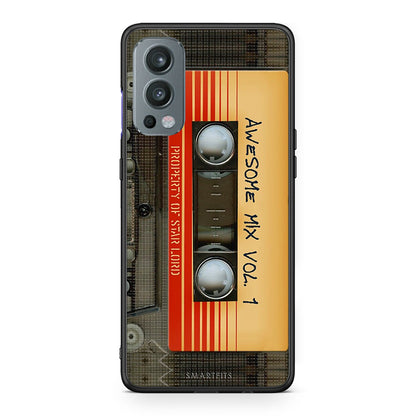 OnePlus Nord 2 5G Awesome Mix θήκη από τη Smartfits με σχέδιο στο πίσω μέρος και μαύρο περίβλημα | Smartphone case with colorful back and black bezels by Smartfits