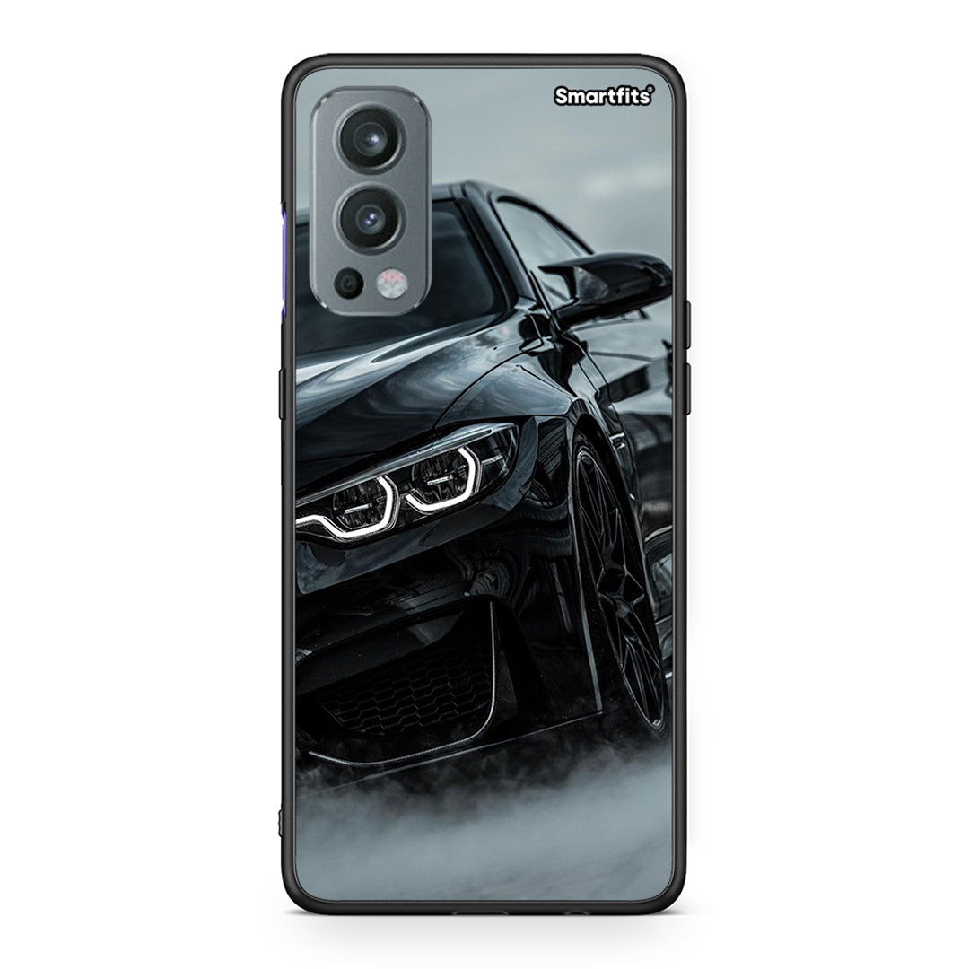OnePlus Nord 2 5G Black BMW θήκη από τη Smartfits με σχέδιο στο πίσω μέρος και μαύρο περίβλημα | Smartphone case with colorful back and black bezels by Smartfits