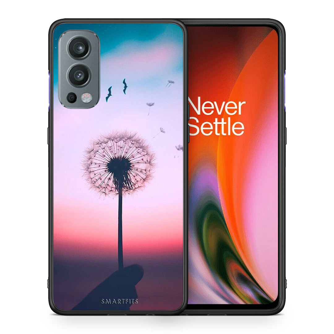 Θήκη OnePlus Nord 2 5G Wish Boho από τη Smartfits με σχέδιο στο πίσω μέρος και μαύρο περίβλημα | OnePlus Nord 2 5G Wish Boho case with colorful back and black bezels