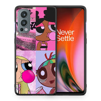 Thumbnail for Θήκη Αγίου Βαλεντίνου OnePlus Nord 2 5G Bubble Girls από τη Smartfits με σχέδιο στο πίσω μέρος και μαύρο περίβλημα | OnePlus Nord 2 5G Bubble Girls case with colorful back and black bezels