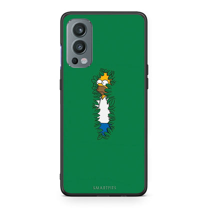 OnePlus Nord 2 5G Bush Man Θήκη Αγίου Βαλεντίνου από τη Smartfits με σχέδιο στο πίσω μέρος και μαύρο περίβλημα | Smartphone case with colorful back and black bezels by Smartfits