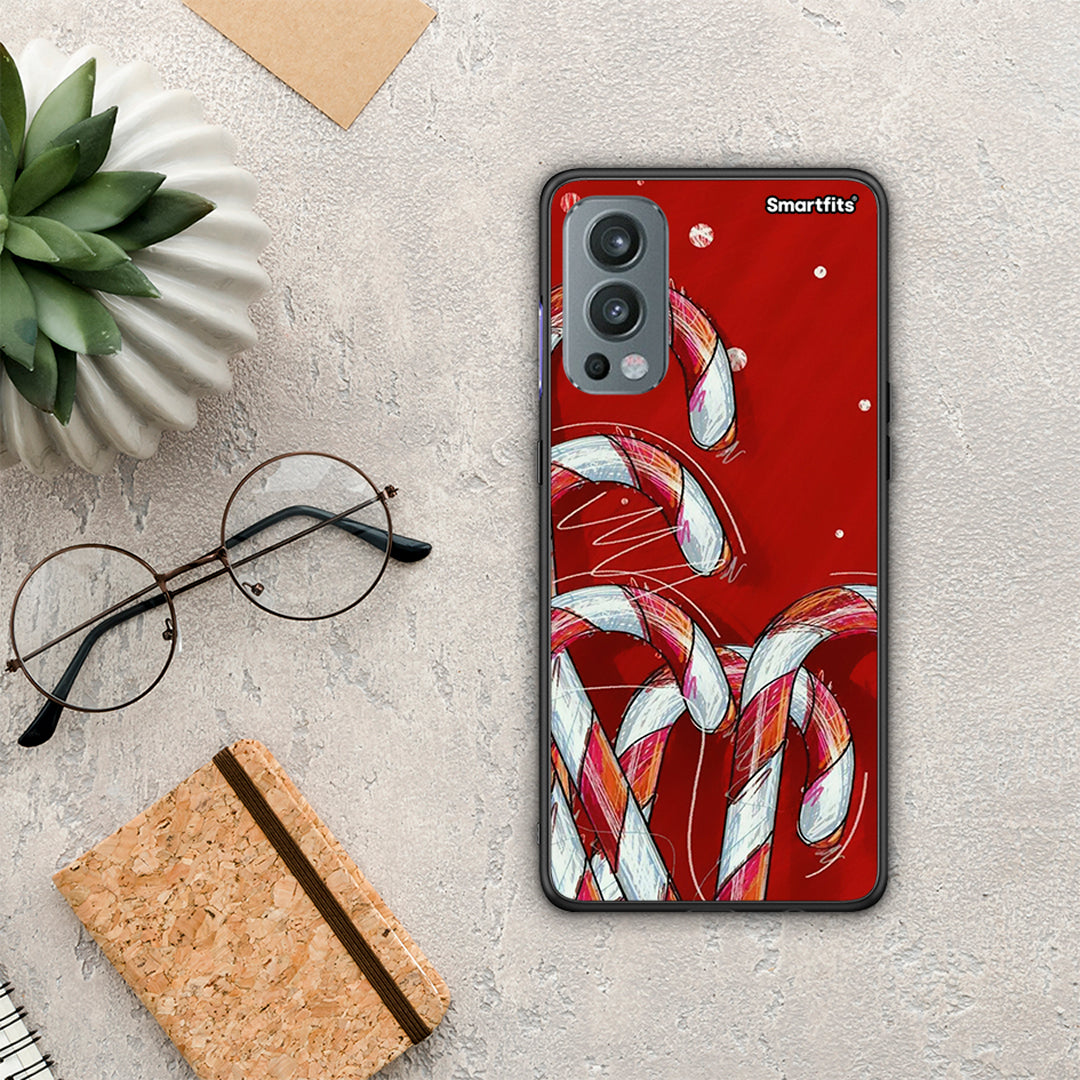 Candy Cane - OnePlus Nord 2 5G θήκη