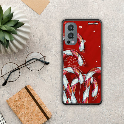 Candy Cane - OnePlus Nord 2 5G θήκη