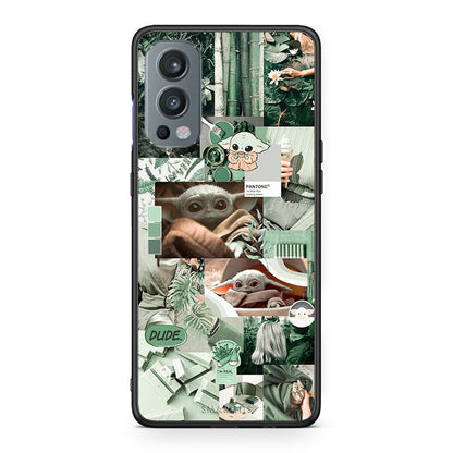 OnePlus Nord 2 5G Collage Dude Θήκη Αγίου Βαλεντίνου από τη Smartfits με σχέδιο στο πίσω μέρος και μαύρο περίβλημα | Smartphone case with colorful back and black bezels by Smartfits