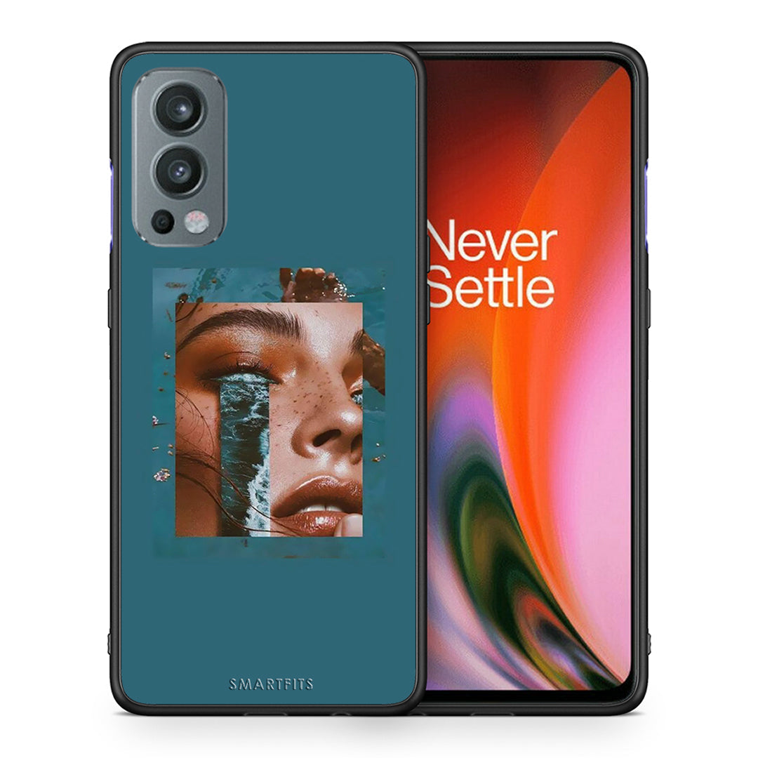 Θήκη OnePlus Nord 2 5G Cry An Ocean από τη Smartfits με σχέδιο στο πίσω μέρος και μαύρο περίβλημα | OnePlus Nord 2 5G Cry An Ocean case with colorful back and black bezels