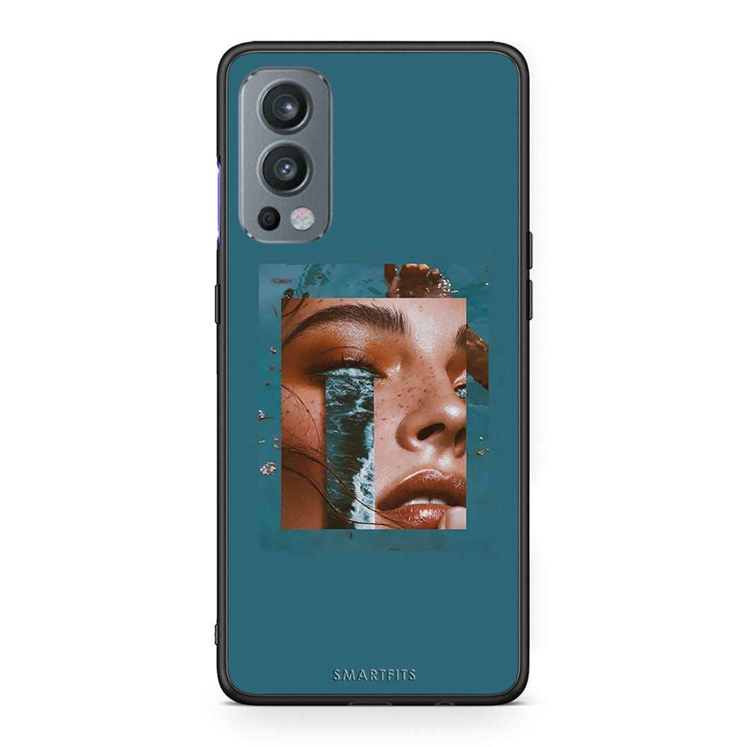 OnePlus Nord 2 5G Cry An Ocean θήκη από τη Smartfits με σχέδιο στο πίσω μέρος και μαύρο περίβλημα | Smartphone case with colorful back and black bezels by Smartfits