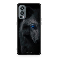 Thumbnail for OnePlus Nord 2 5G Dark Wolf θήκη από τη Smartfits με σχέδιο στο πίσω μέρος και μαύρο περίβλημα | Smartphone case with colorful back and black bezels by Smartfits