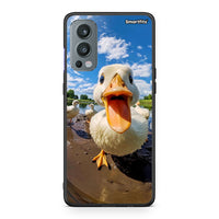 Thumbnail for OnePlus Nord 2 5G Duck Face θήκη από τη Smartfits με σχέδιο στο πίσω μέρος και μαύρο περίβλημα | Smartphone case with colorful back and black bezels by Smartfits