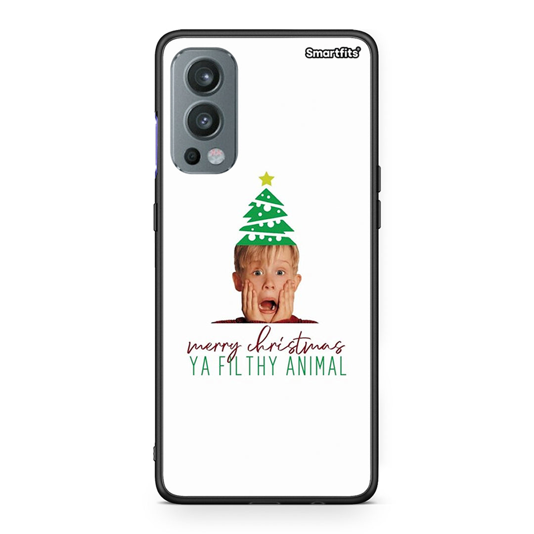 OnePlus Nord 2 5G Filthy Animal θήκη από τη Smartfits με σχέδιο στο πίσω μέρος και μαύρο περίβλημα | Smartphone case with colorful back and black bezels by Smartfits