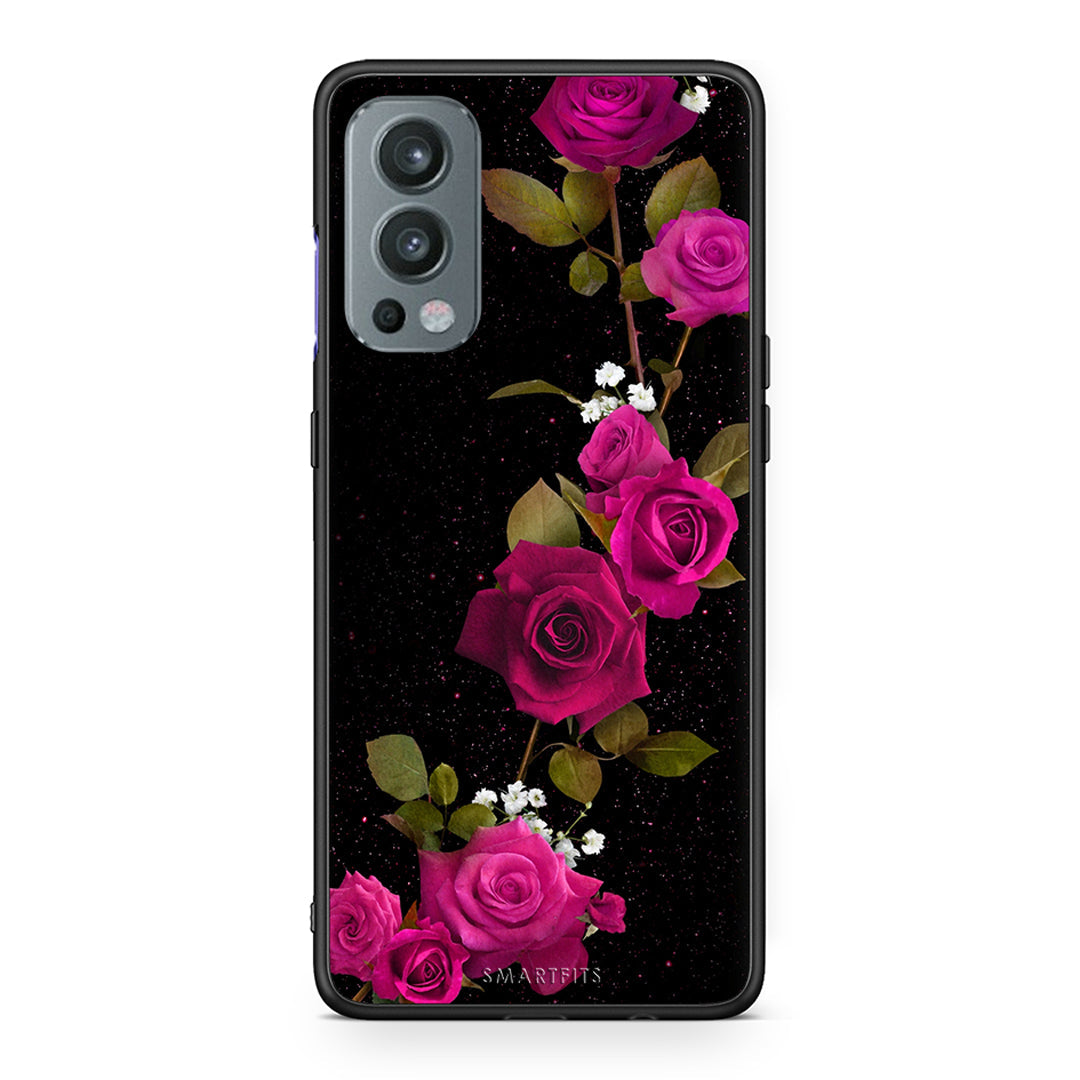 4 - OnePlus Nord 2 5G Red Roses Flower case, cover, bumper