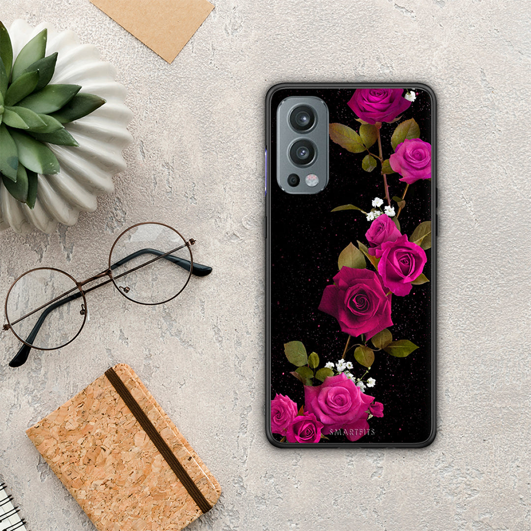 Flower Red Roses - OnePlus Nord 2 5G θήκη