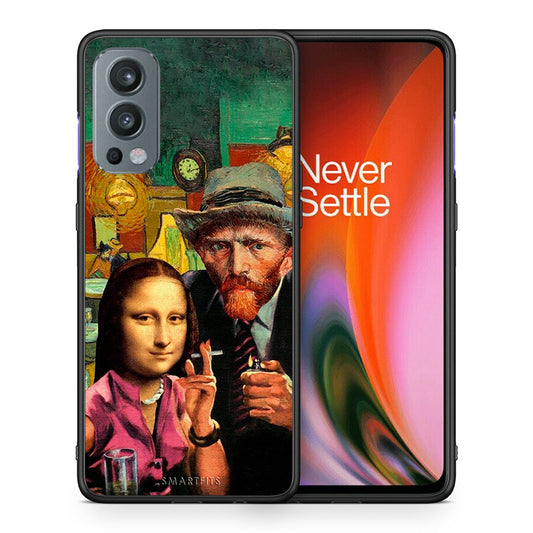 Θήκη OnePlus Nord 2 5G Funny Art από τη Smartfits με σχέδιο στο πίσω μέρος και μαύρο περίβλημα | OnePlus Nord 2 5G Funny Art case with colorful back and black bezels