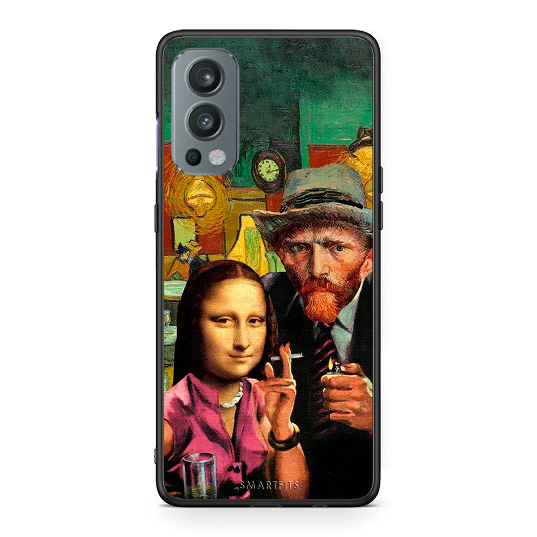 OnePlus Nord 2 5G Funny Art θήκη από τη Smartfits με σχέδιο στο πίσω μέρος και μαύρο περίβλημα | Smartphone case with colorful back and black bezels by Smartfits