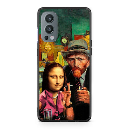 OnePlus Nord 2 5G Funny Art θήκη από τη Smartfits με σχέδιο στο πίσω μέρος και μαύρο περίβλημα | Smartphone case with colorful back and black bezels by Smartfits