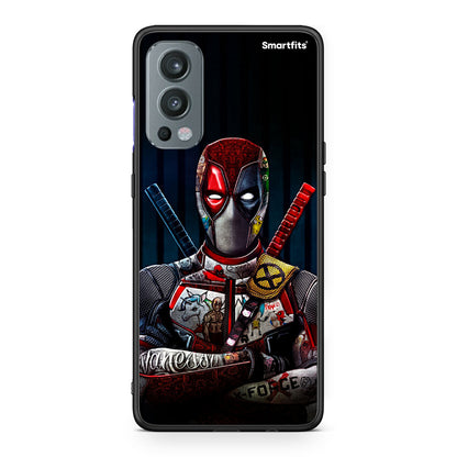 OnePlus Nord 2 5G Funny Guy θήκη από τη Smartfits με σχέδιο στο πίσω μέρος και μαύρο περίβλημα | Smartphone case with colorful back and black bezels by Smartfits
