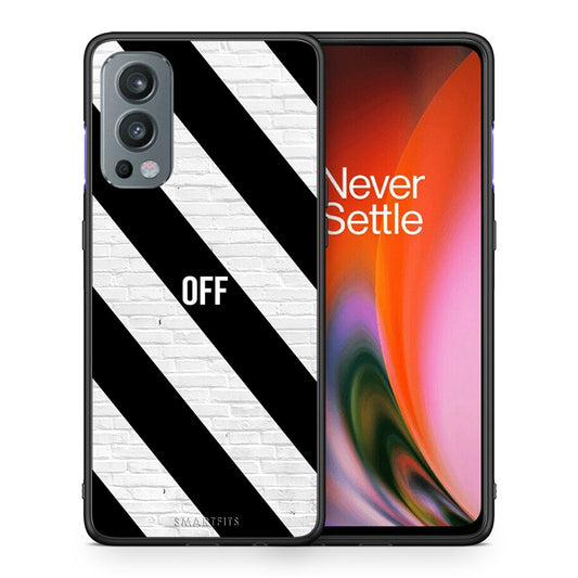 Θήκη OnePlus Nord 2 5G Get Off από τη Smartfits με σχέδιο στο πίσω μέρος και μαύρο περίβλημα | OnePlus Nord 2 5G Get Off case with colorful back and black bezels