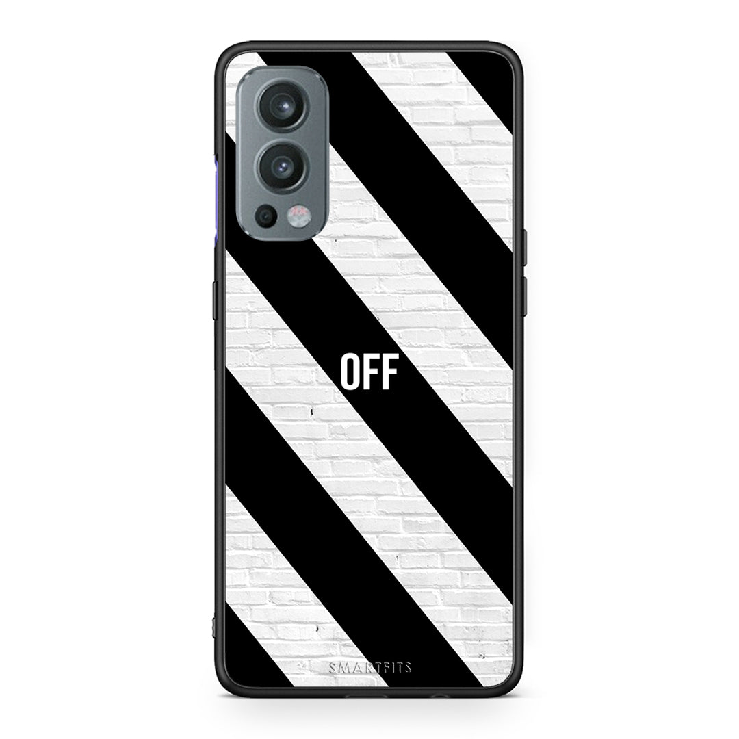 OnePlus Nord 2 5G Get Off θήκη από τη Smartfits με σχέδιο στο πίσω μέρος και μαύρο περίβλημα | Smartphone case with colorful back and black bezels by Smartfits
