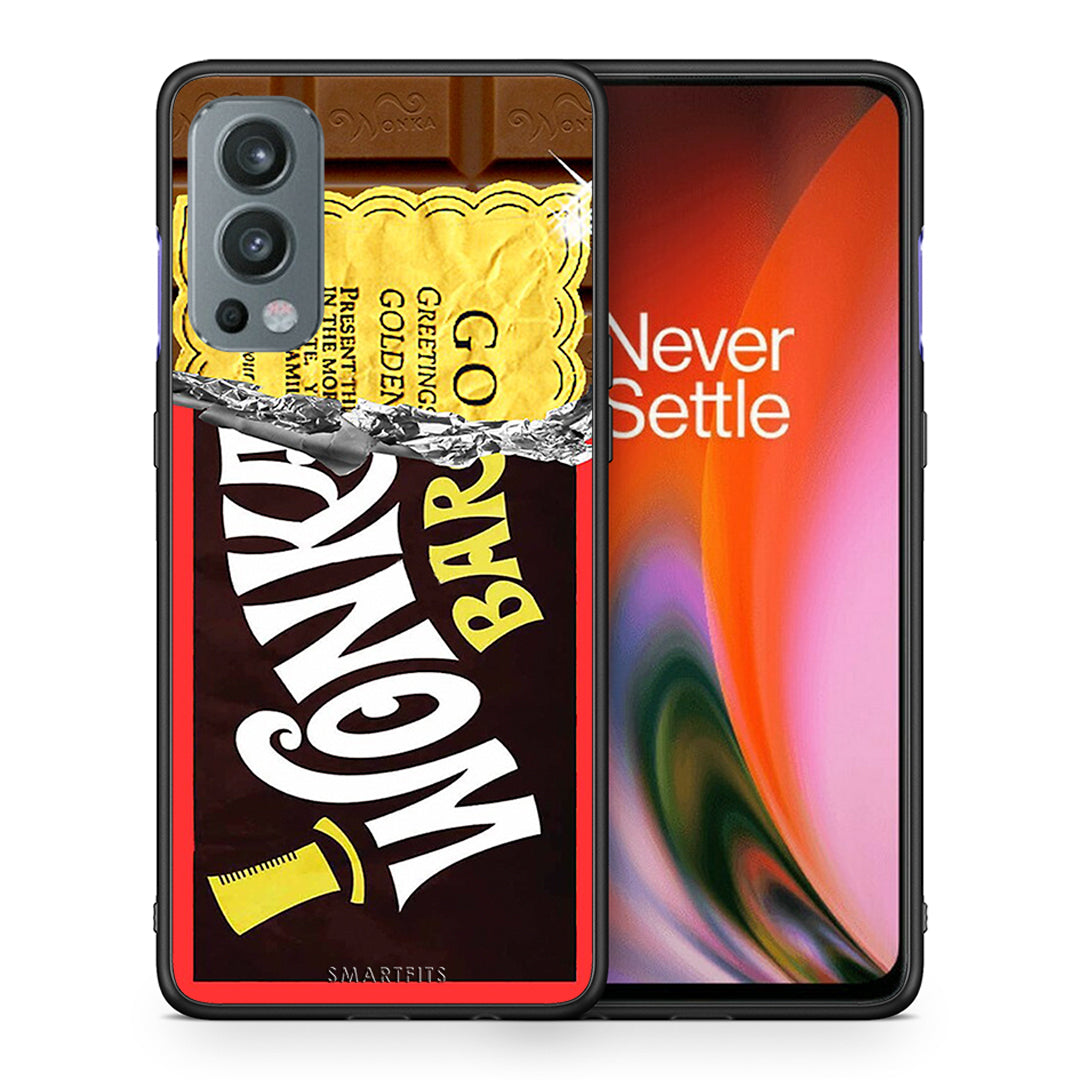 Θήκη OnePlus Nord 2 5G Golden Ticket από τη Smartfits με σχέδιο στο πίσω μέρος και μαύρο περίβλημα | OnePlus Nord 2 5G Golden Ticket case with colorful back and black bezels