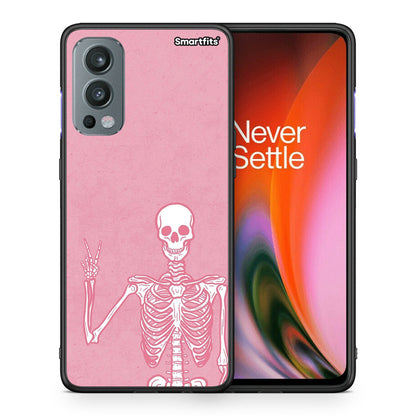 Θήκη OnePlus Nord 2 5G Halloween Motivation από τη Smartfits με σχέδιο στο πίσω μέρος και μαύρο περίβλημα | OnePlus Nord 2 5G Halloween Motivation case with colorful back and black bezels