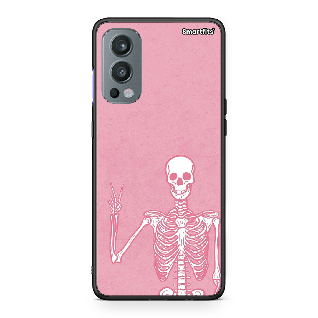 OnePlus Nord 2 5G Halloween Motivation Θήκη από τη Smartfits με σχέδιο στο πίσω μέρος και μαύρο περίβλημα | Smartphone case with colorful back and black bezels by Smartfits