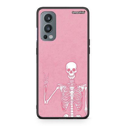 OnePlus Nord 2 5G Halloween Motivation Θήκη από τη Smartfits με σχέδιο στο πίσω μέρος και μαύρο περίβλημα | Smartphone case with colorful back and black bezels by Smartfits