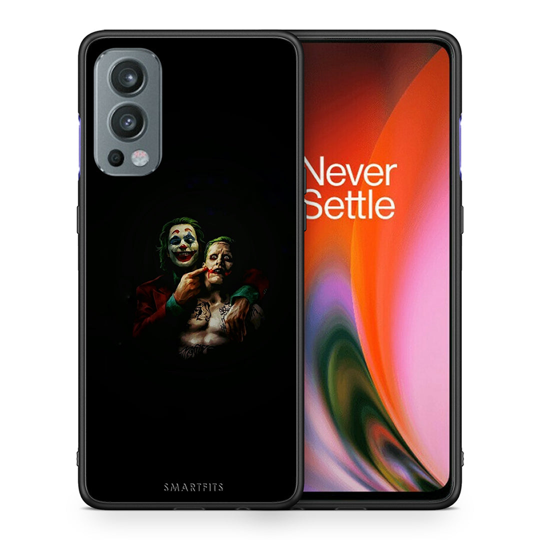 Θήκη OnePlus Nord 2 5G Clown Hero από τη Smartfits με σχέδιο στο πίσω μέρος και μαύρο περίβλημα | OnePlus Nord 2 5G Clown Hero case with colorful back and black bezels