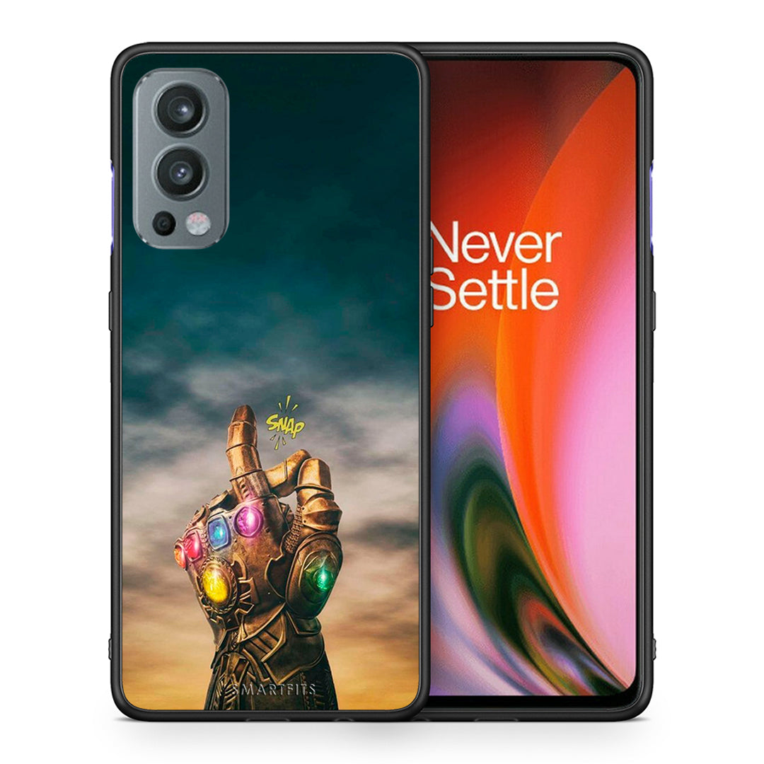Θήκη OnePlus Nord 2 5G Infinity Snap από τη Smartfits με σχέδιο στο πίσω μέρος και μαύρο περίβλημα | OnePlus Nord 2 5G Infinity Snap case with colorful back and black bezels