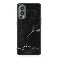 Thumbnail for OnePlus Nord 2 5G Marble Black θήκη από τη Smartfits με σχέδιο στο πίσω μέρος και μαύρο περίβλημα | Smartphone case with colorful back and black bezels by Smartfits
