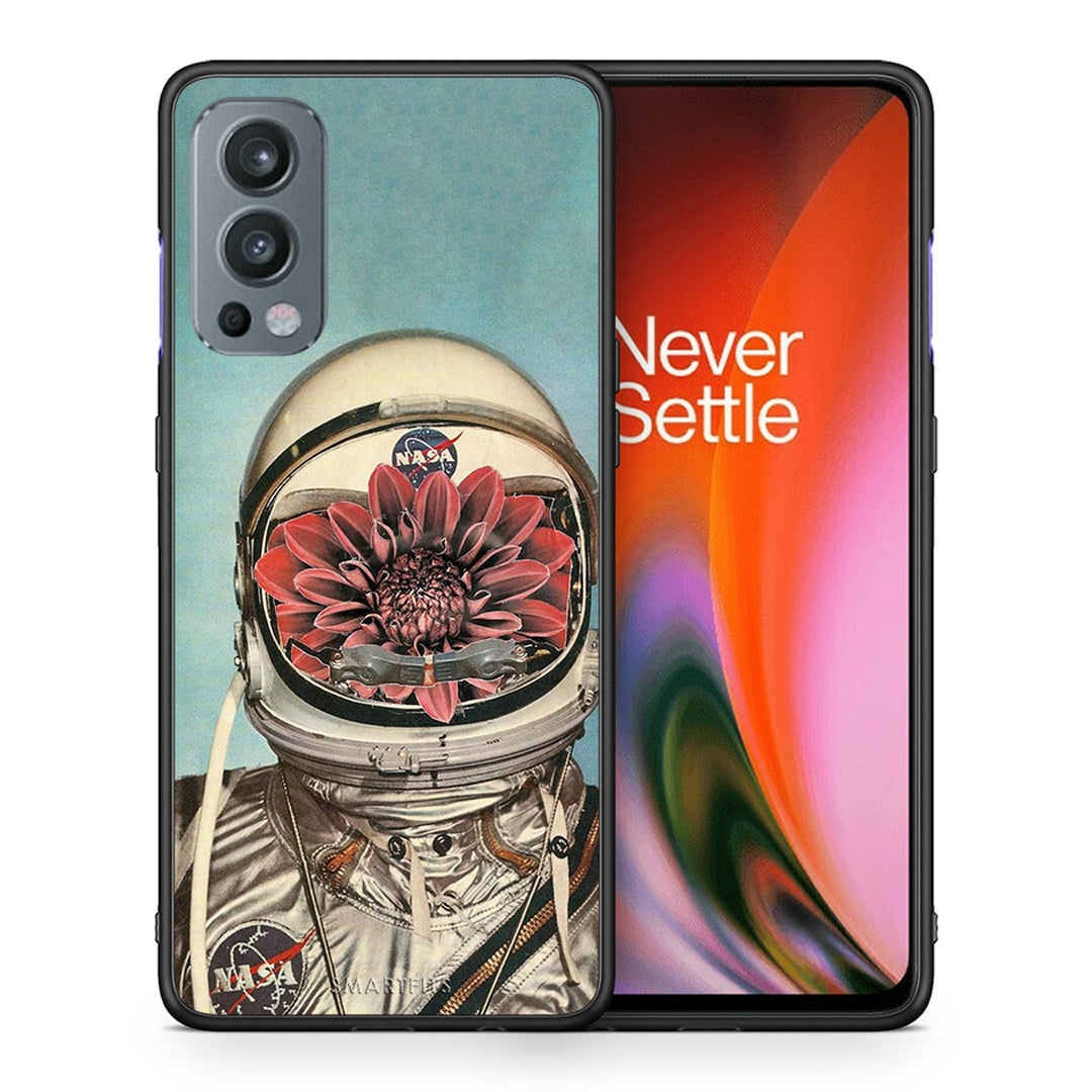 Θήκη OnePlus Nord 2 5G Nasa Bloom από τη Smartfits με σχέδιο στο πίσω μέρος και μαύρο περίβλημα | OnePlus Nord 2 5G Nasa Bloom case with colorful back and black bezels