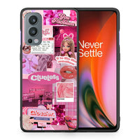 Thumbnail for Θήκη Αγίου Βαλεντίνου OnePlus Nord 2 5G Pink Love από τη Smartfits με σχέδιο στο πίσω μέρος και μαύρο περίβλημα | OnePlus Nord 2 5G Pink Love case with colorful back and black bezels