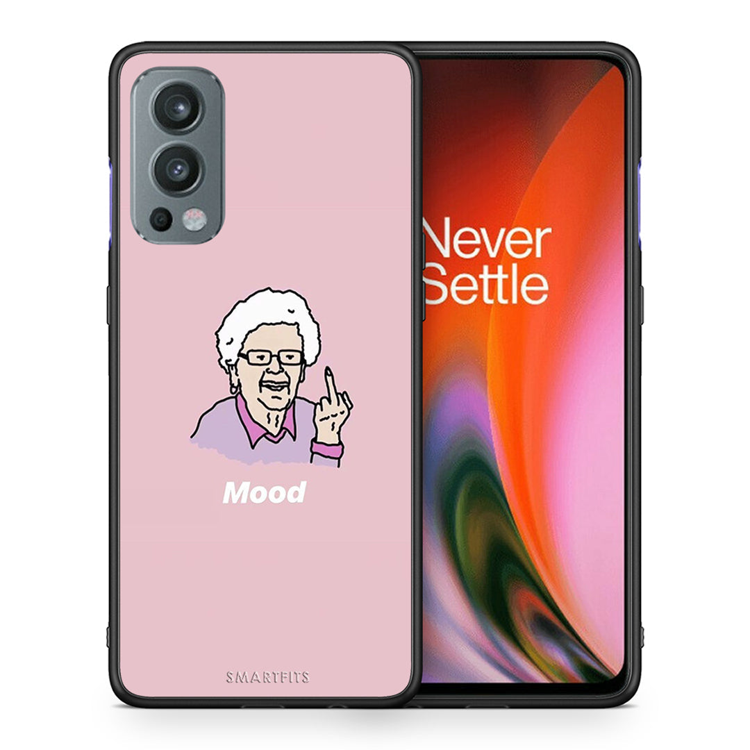 Θήκη OnePlus Nord 2 5G Mood PopArt από τη Smartfits με σχέδιο στο πίσω μέρος και μαύρο περίβλημα | OnePlus Nord 2 5G Mood PopArt case with colorful back and black bezels