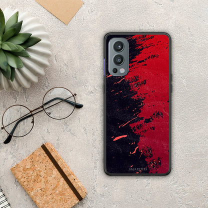 Red Paint - OnePlus Nord 2 5G θήκη