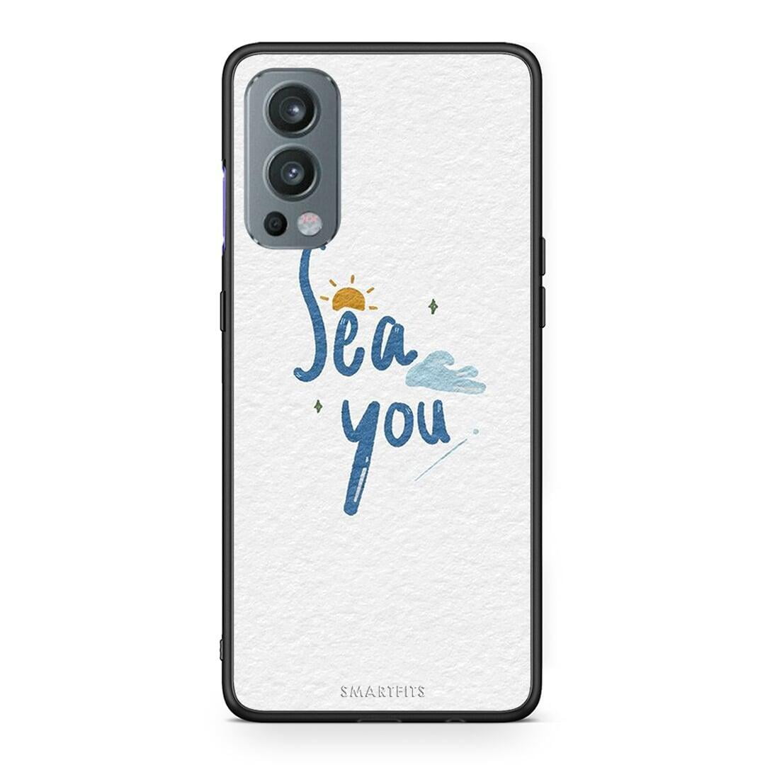 OnePlus Nord 2 5G Sea You Θήκη από τη Smartfits με σχέδιο στο πίσω μέρος και μαύρο περίβλημα | Smartphone case with colorful back and black bezels by Smartfits