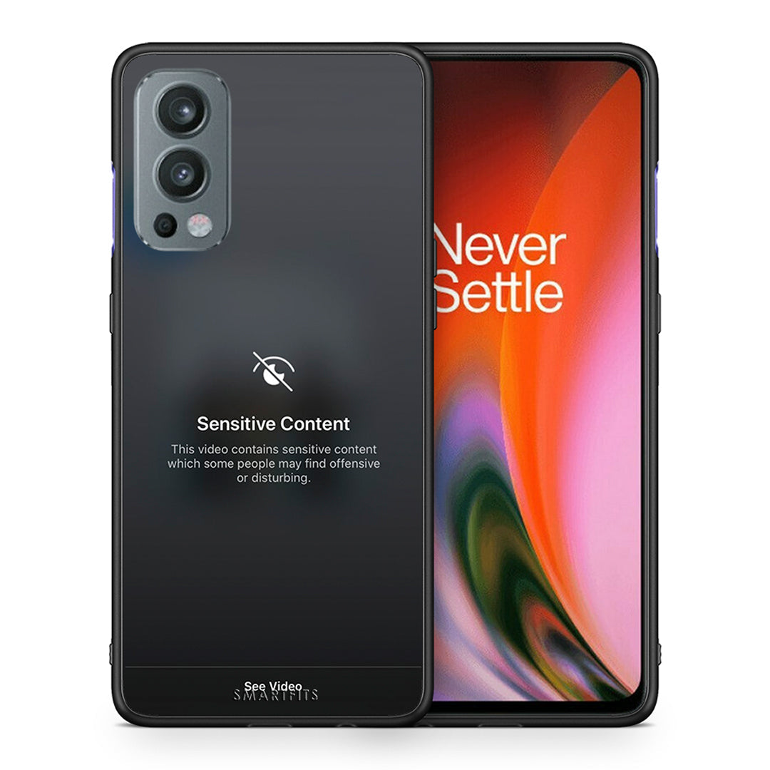 Θήκη OnePlus Nord 2 5G Sensitive Content από τη Smartfits με σχέδιο στο πίσω μέρος και μαύρο περίβλημα | OnePlus Nord 2 5G Sensitive Content case with colorful back and black bezels