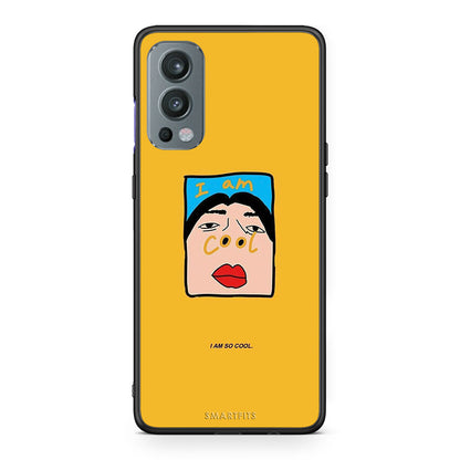 OnePlus Nord 2 5G So Cool Θήκη Αγίου Βαλεντίνου από τη Smartfits με σχέδιο στο πίσω μέρος και μαύρο περίβλημα | Smartphone case with colorful back and black bezels by Smartfits