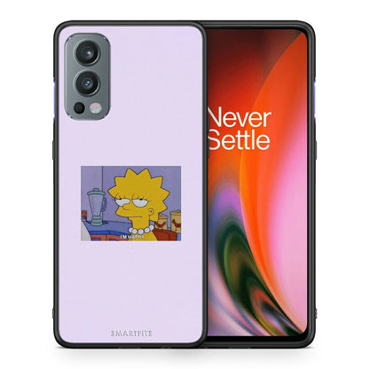 Θήκη OnePlus Nord 2 5G So Happy από τη Smartfits με σχέδιο στο πίσω μέρος και μαύρο περίβλημα | OnePlus Nord 2 5G So Happy case with colorful back and black bezels