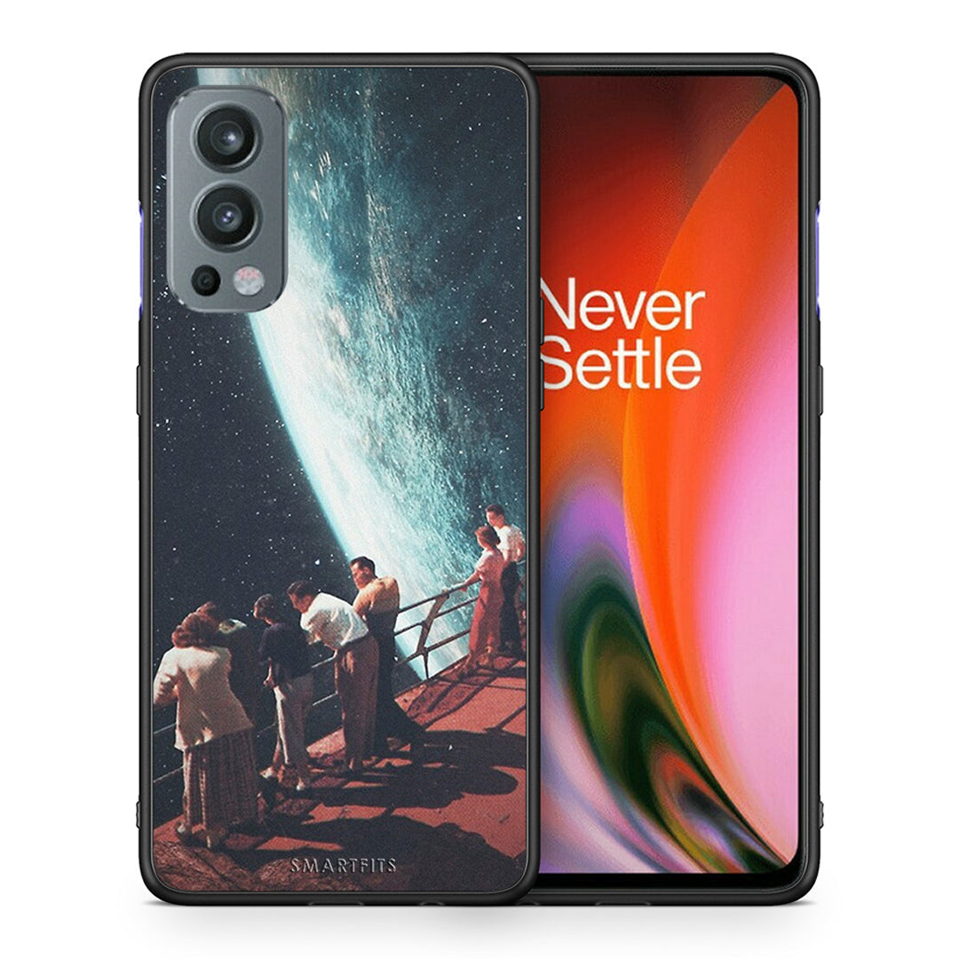 Θήκη OnePlus Nord 2 5G Surreal View από τη Smartfits με σχέδιο στο πίσω μέρος και μαύρο περίβλημα | OnePlus Nord 2 5G Surreal View case with colorful back and black bezels