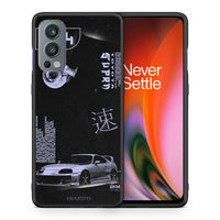 Thumbnail for Θήκη Αγίου Βαλεντίνου OnePlus Nord 2 5G Tokyo Drift από τη Smartfits με σχέδιο στο πίσω μέρος και μαύρο περίβλημα | OnePlus Nord 2 5G Tokyo Drift case with colorful back and black bezels