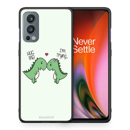 Θήκη OnePlus Nord 2 5G Rex Valentine από τη Smartfits με σχέδιο στο πίσω μέρος και μαύρο περίβλημα | OnePlus Nord 2 5G Rex Valentine case with colorful back and black bezels