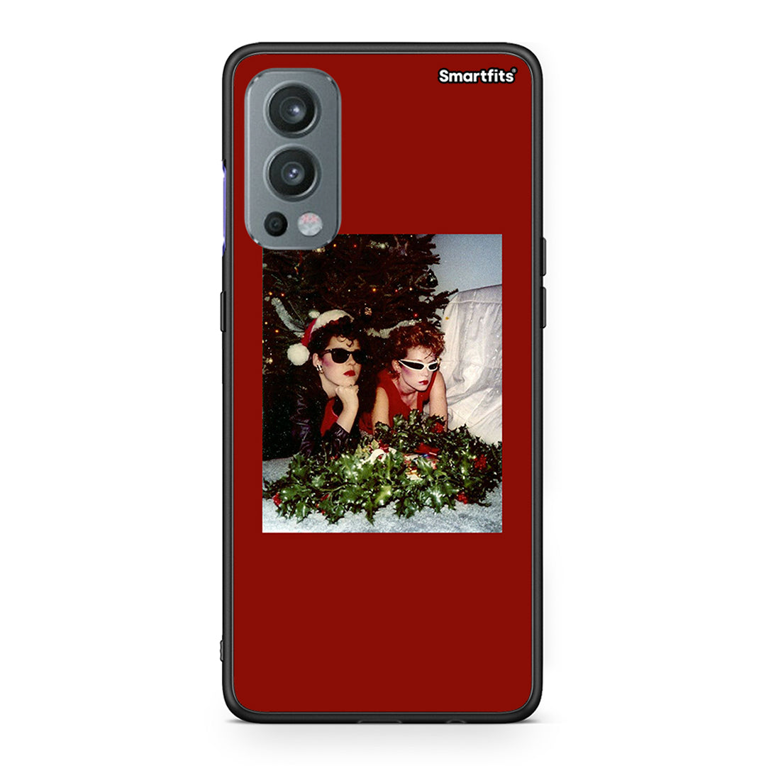OnePlus Nord 2 5G Waiting For Xmas θήκη από τη Smartfits με σχέδιο στο πίσω μέρος και μαύρο περίβλημα | Smartphone case with colorful back and black bezels by Smartfits