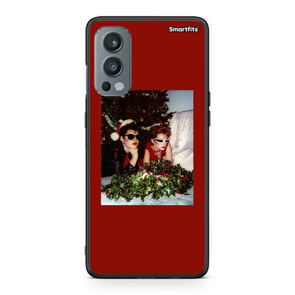 OnePlus Nord 2 5G Waiting For Xmas θήκη από τη Smartfits με σχέδιο στο πίσω μέρος και μαύρο περίβλημα | Smartphone case with colorful back and black bezels by Smartfits