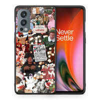 Thumbnail for Θήκη OnePlus Nord 2 5G Xmas Movies από τη Smartfits με σχέδιο στο πίσω μέρος και μαύρο περίβλημα | OnePlus Nord 2 5G Xmas Movies case with colorful back and black bezels